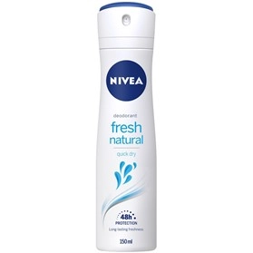 اسپری دئودورانت زنانه نیوا فرش نچرال Nivea Fresh Natural 