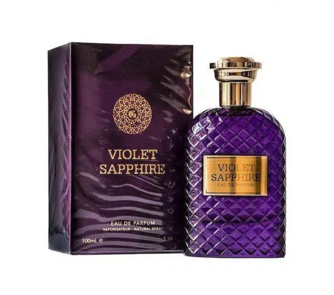 ادو پرفیوم فراگرنس ورد ویولت ساپفیر violet sapphire زنانه حجم 100 میلی لیتر