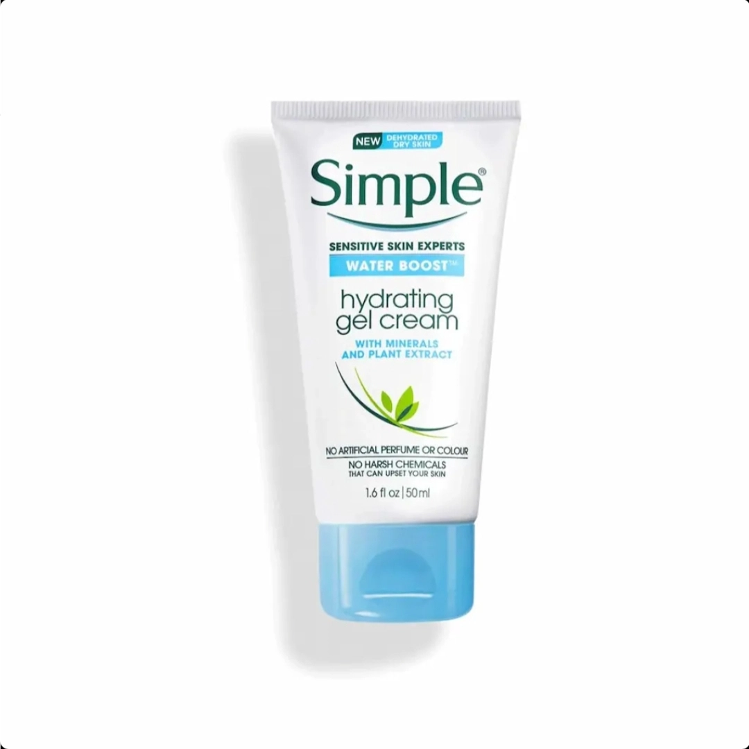 کرم ژل آبرسان سیمپل ا simple Water Boost Hydrating Gel Cream